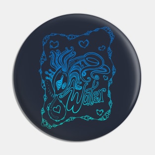 Fishy Blue Pin