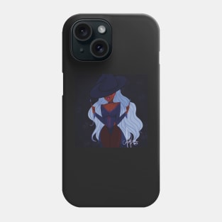 The Witch with Flaming Middle fingers Phone Case