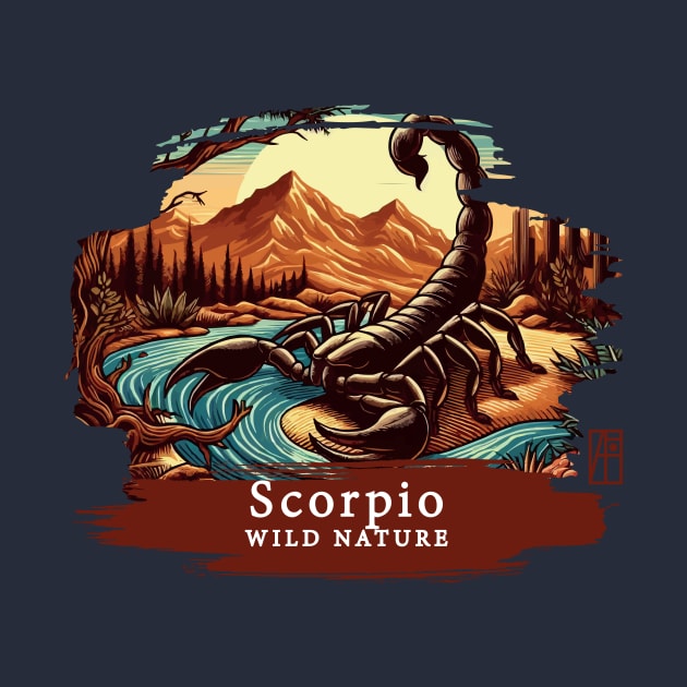 Scorpio - WILD NATURE - SCORPIO -1 by ArtProjectShop