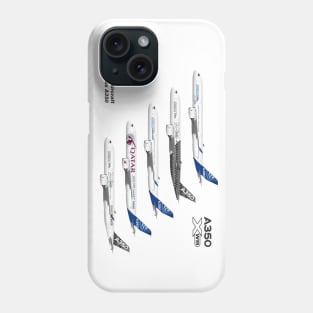 Airbus A350 Test Aircraft Fleet Phone Case