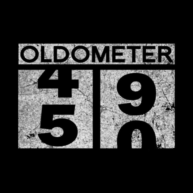 Oldometer 50 Years Old repro vtg by ysmnlettering