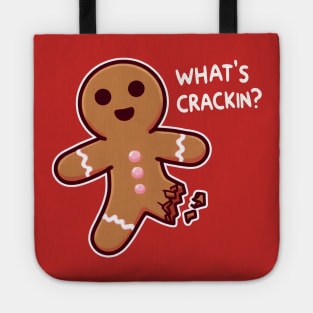 Christmas Gingerbread Man What's Crackin' Tote