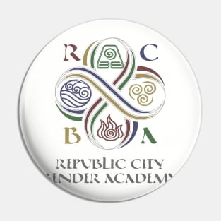 RCBA: Republic City Bender Academy Pin