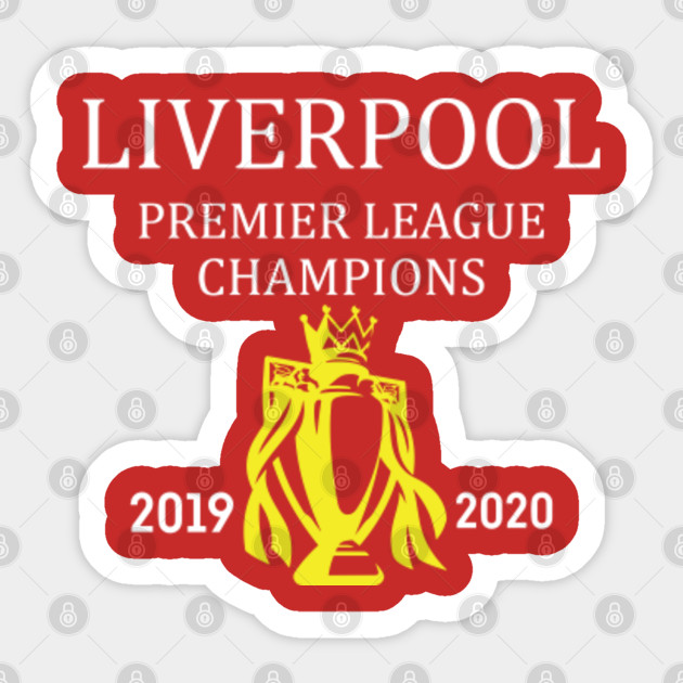 Liverpool Premier League Champions Liverpool Pegatina Teepublic Mx