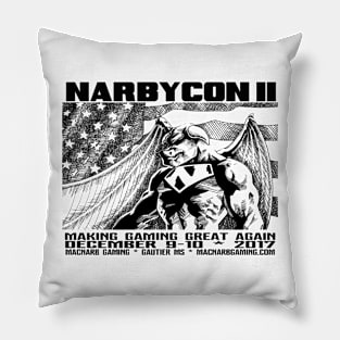 NarbyCon2 Light shirts Pillow