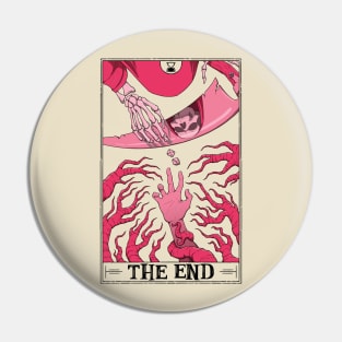 The End Tarotesque (light shirt) Pin