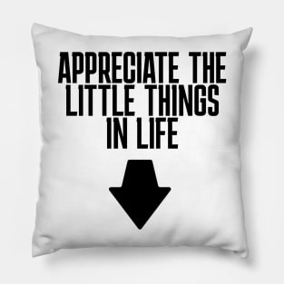 Bachelor Party Appreciate the little things in life Pillow