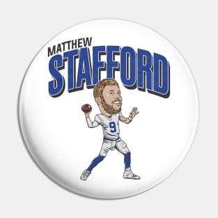 Matthew Stafford Caricature Pin