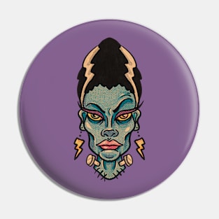 Bride of Frankenstein monster Pin