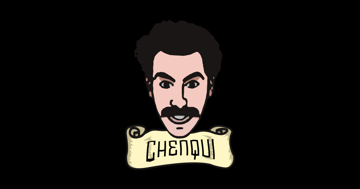 Chenqui - Borat - Sticker | TeePublic