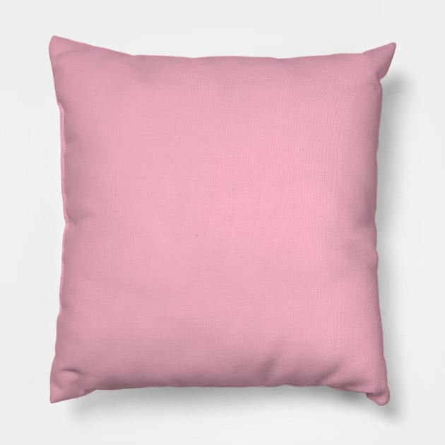 Pink Lemonade Plain Solid Color Pillow by squeakyricardo