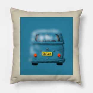 Shadow Camper (Blue) Pillow