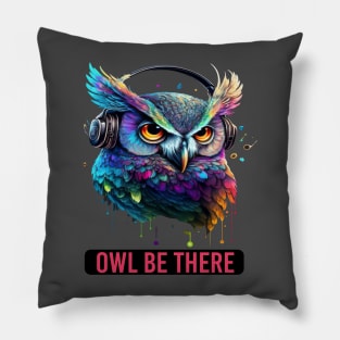 Funny Owl DJ Pillow