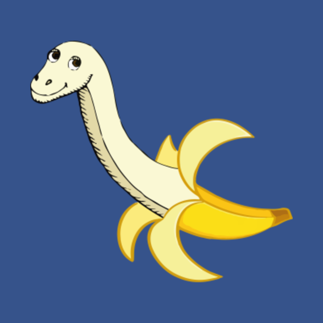 dinosaur with banana head