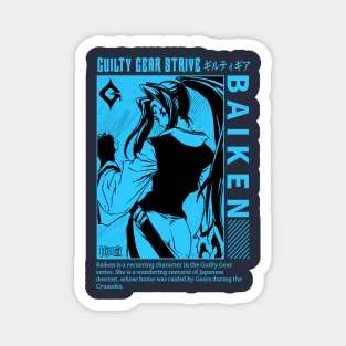 Guilty baiken blue strive Magnet