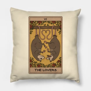 The Lovers - Possum Tarot Pillow