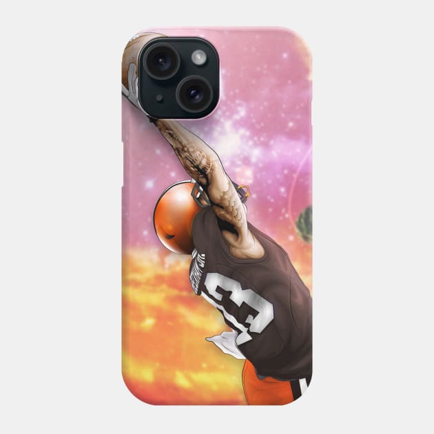 ODELL BECKHAM JR / ONE HAND CATCH Phone Case by Jey13