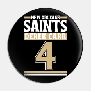 New Orleans Saints Derek Carr 4 Edition 3 Pin