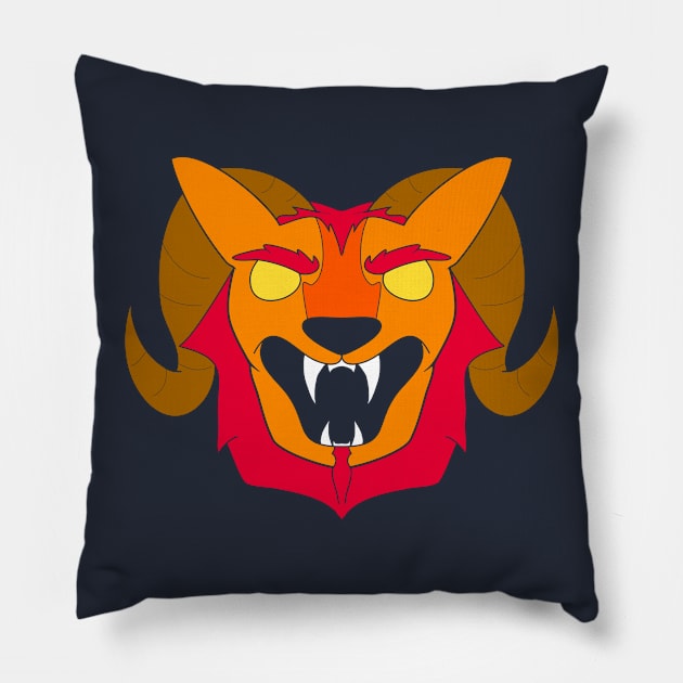 fire beast ifrit Pillow by Joyouscrook