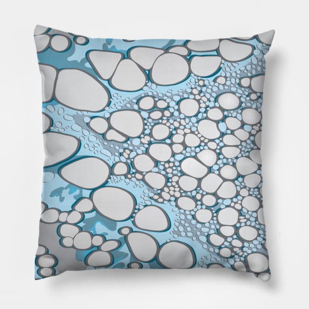 Abstract digital work 17 Pillow by B&K