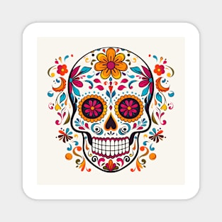 Day of the Dead Sugar Skull 11 Magnet