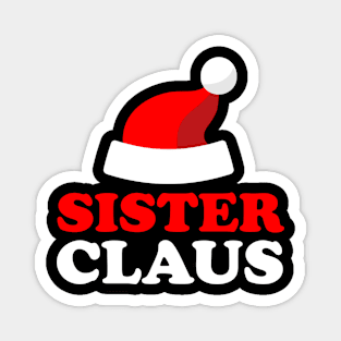 Sister Claus Logo Design Magnet