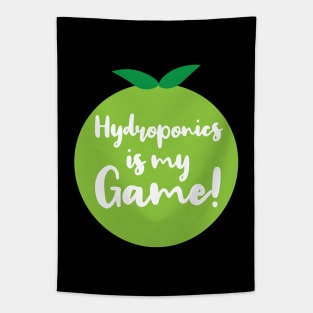 Hydroponics is My Game | Tomato | Quotes | Black Tapestry