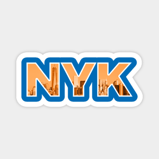 New York Knicks NYK Skyline Magnet