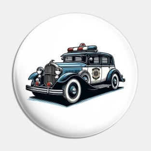 Police Car Pin