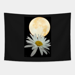 "Moon Picked A Daisy: art print products Tapestry