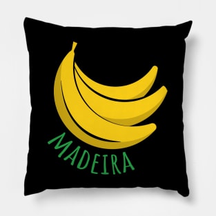 Madeira Island banana icon Pillow