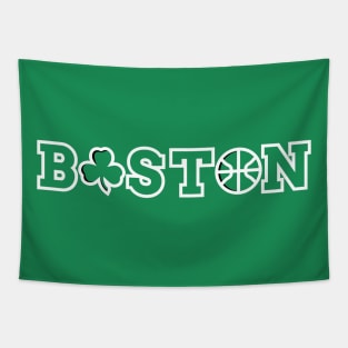 Boston basketball city Tapestry