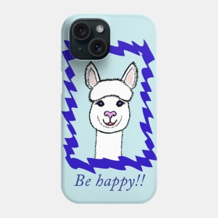 Alpaca Love - Be happy! Phone Case