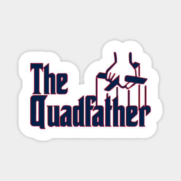 Saquon Barkley Quadfather Magnet by Trendin Teez 