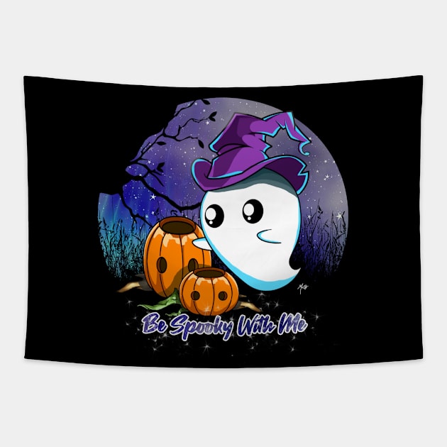 Be Spooky With Me (Halloween) Tapestry by KnavishApparel