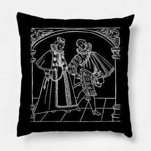 Dancers in archway Pillow