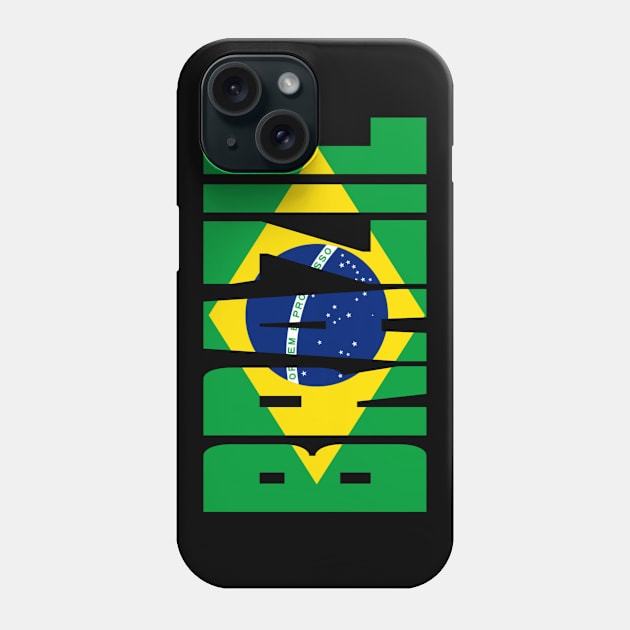 Brazil Flag Phone Case by Jambo Designs