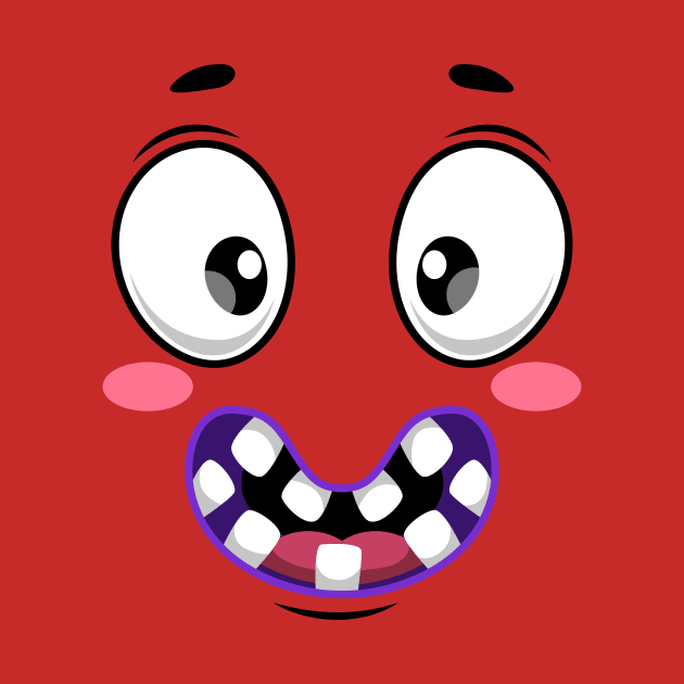 Creepy and cute face by Fun Planet