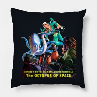 The Octopus of Space Retro Comics Tentacles Vintage Cover Book Pillow