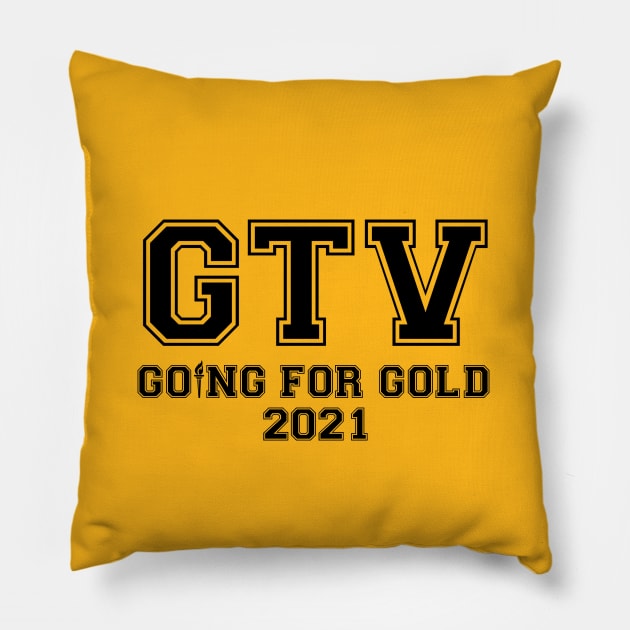 GTV 2021 Going for Gold Pillow by GTV 2021