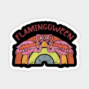 Flamingoween Funny Halloween Gift Magnet