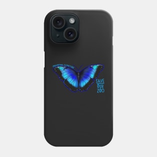 Day 17- Blue Morpho Butterfly Phone Case