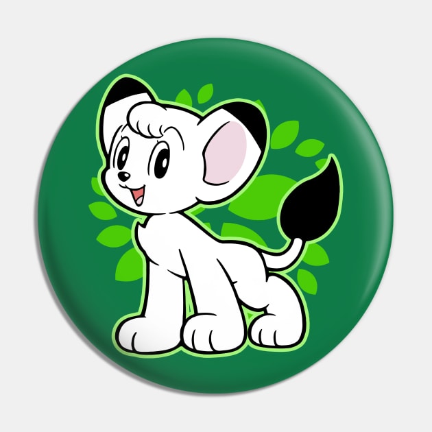 White Lion Pin by WarGreymonZero