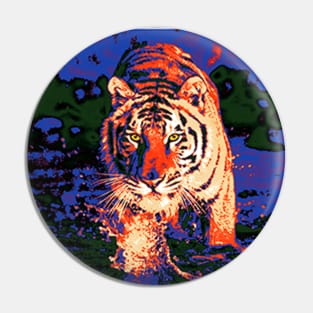 Tiger Pop art 5 Pin