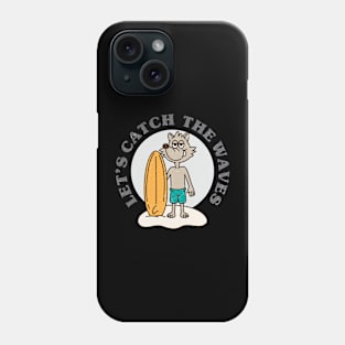 Dog On Surfboard Phone Case