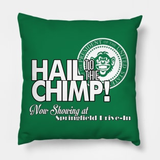 Hail to the Chimp! Pillow