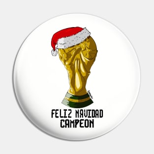 feliz navidad campeon Pin