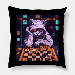 Cyberpunk Kitty Pillow