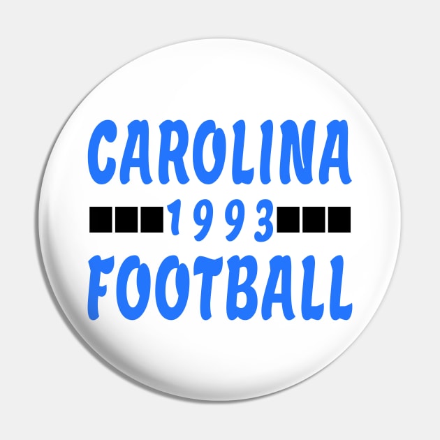 Carolina Football Classic Pin by Medo Creations