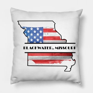 SMALL AMERICAN TOWN: BLACKWATER - MISSOURI Pillow